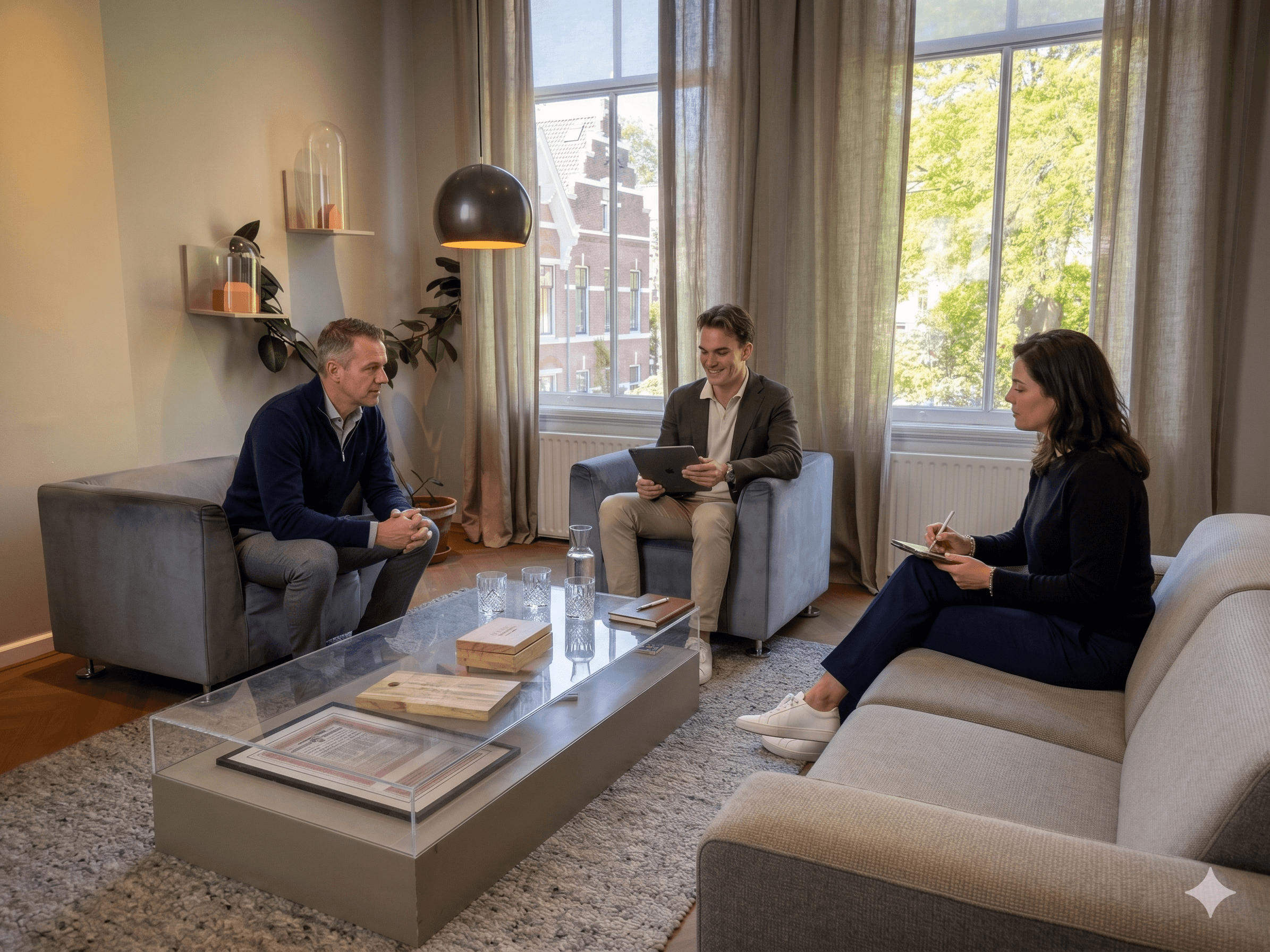 Gesprek over financiering