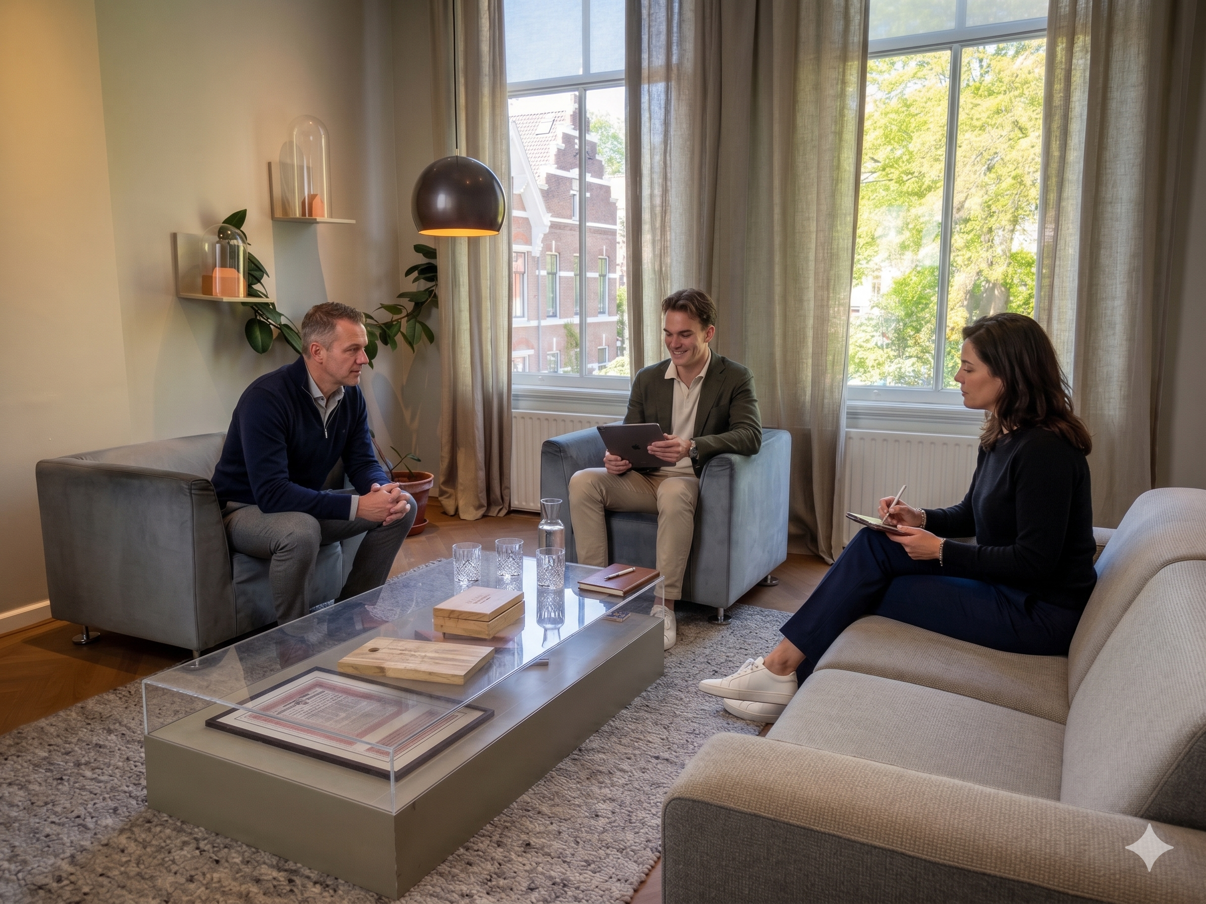 Gesprek over financiering